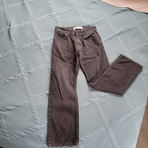 🔥5 FOR $25🔥Boy's size 14Reg 27"×27" Levi's 505 Charcoal Grey